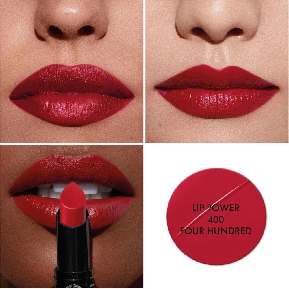 Giorgio Armani Lip Power‎ Matte Lipstick Set 400 Four Hundred & 114 Romantic NEW